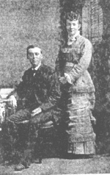 old photo of married couple c1860